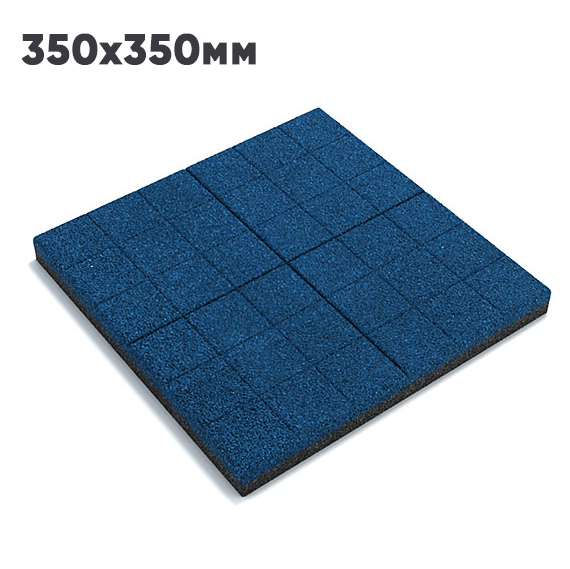 Плитка сетка 350х350 синяя